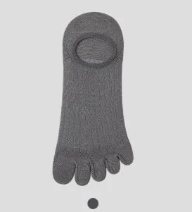 Modal cotton five-finger ultra-thin breathable boat socks in black colour option