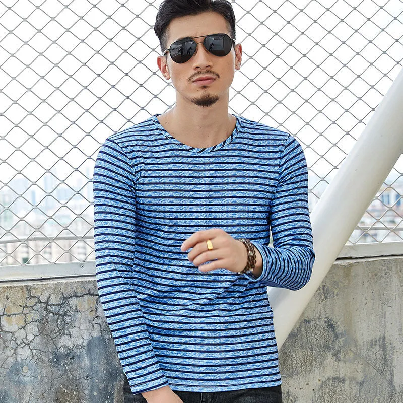 Men's long sleeved T-shirt in youth camouflage design, available in multiple colours and sizes