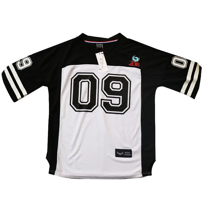 Oversized mesh t shirt for men in black with round neck and short sleeves