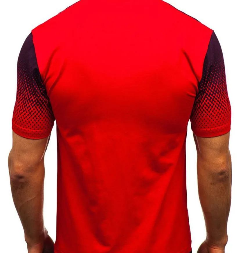 Cotton short sleeve lapel shirt with dot pattern in multiple colours for casual wear