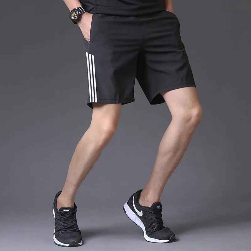 Men's sports shorts in 100% polyester fibre, available in multiple sizes and colours for casual and active wear.