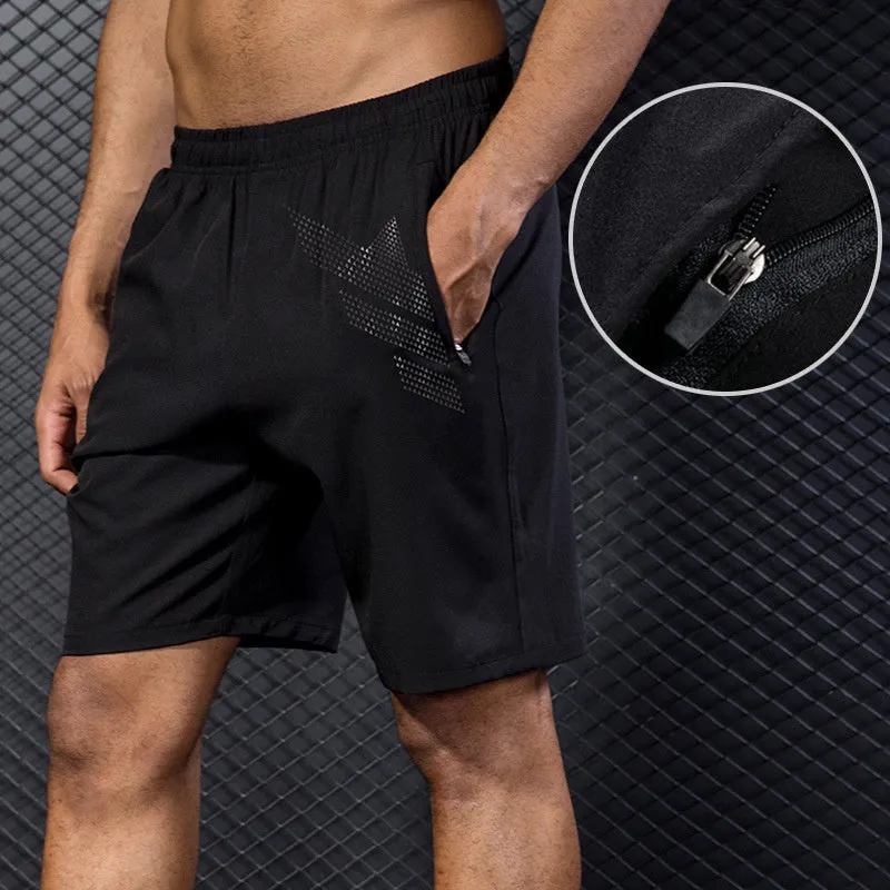 Men's sports shorts in 100% polyester fibre, available in multiple sizes and colours for casual and active wear.