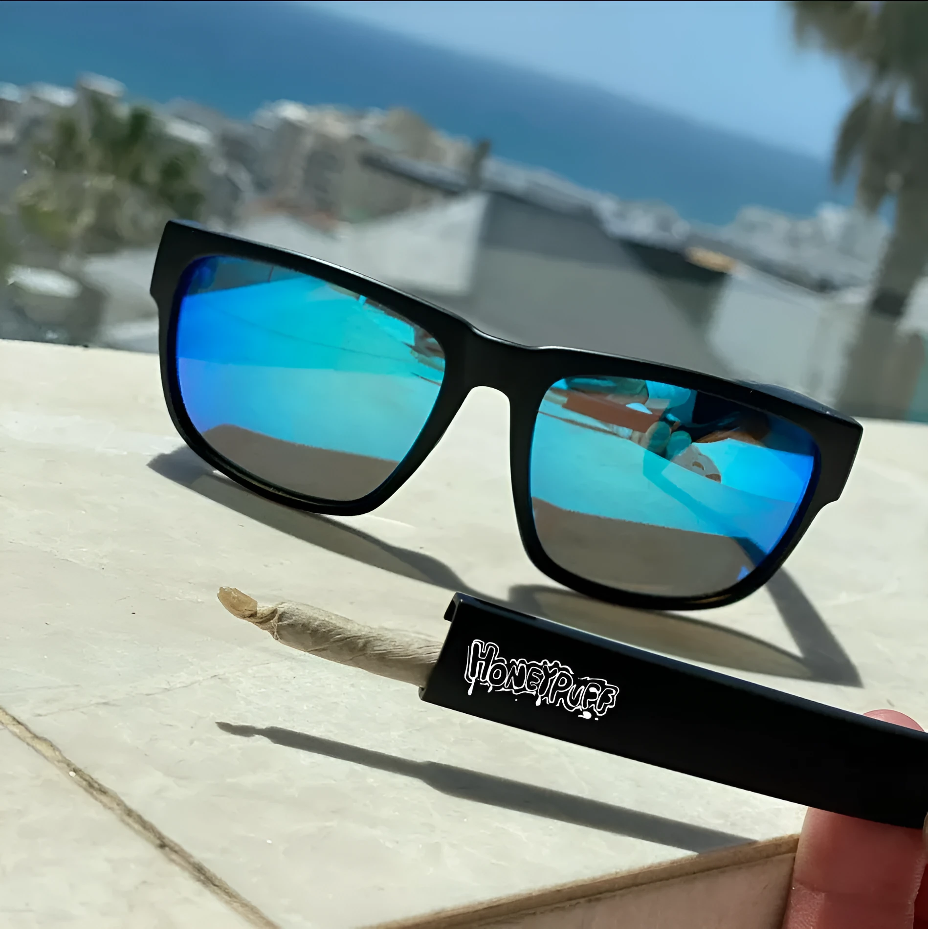 The Swifty Glasses safety eyewear in black with polycarbonate lenses and lightweight frame