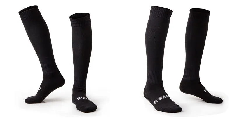 Cotton jacquard sports socks in multiple colours, thicker and absorbent, size L39-43 for adult football use