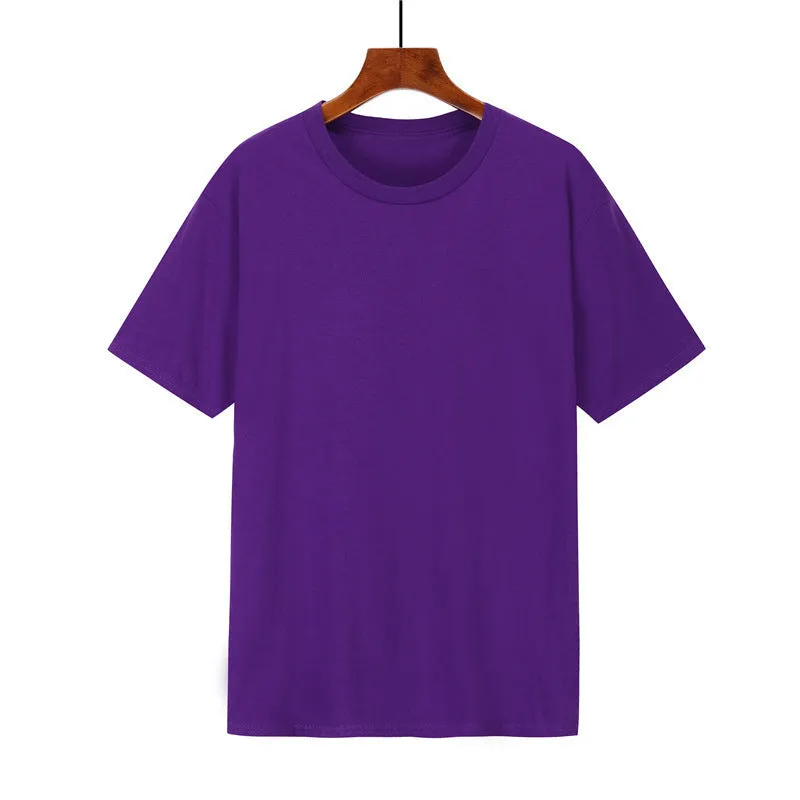 Men's black cotton T-shirt with short sleeves and loose fit design on mannequin
