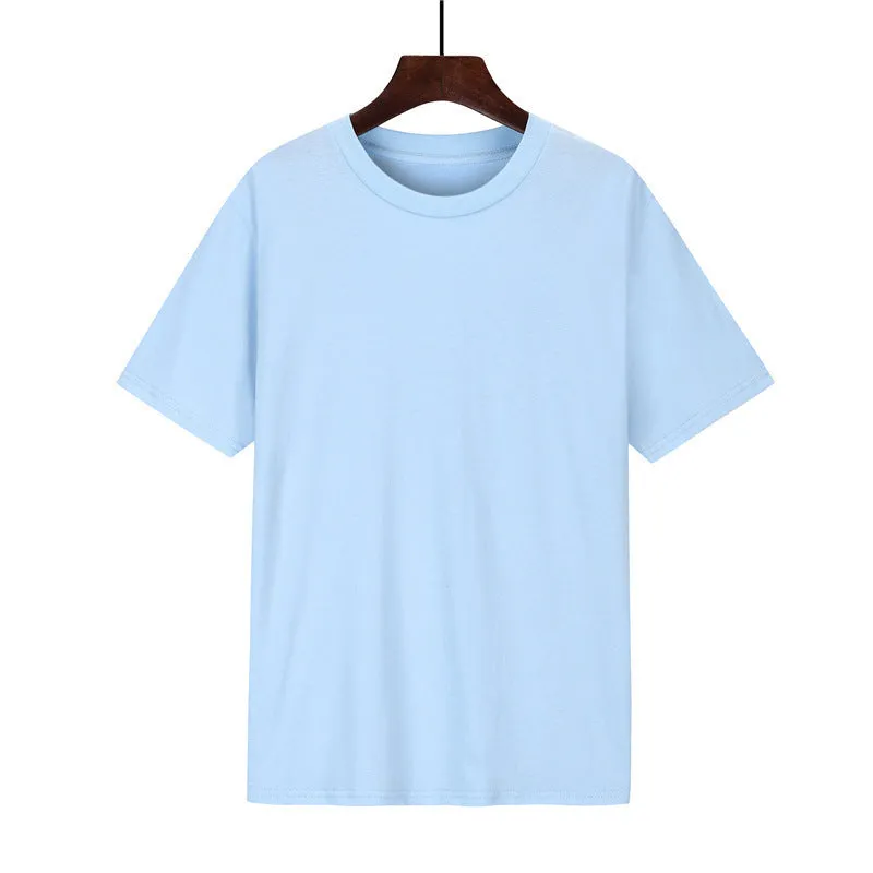 Men's black cotton T-shirt with short sleeves and loose fit design on mannequin