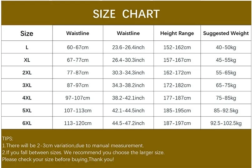 Plus-sized cotton men's boxer briefs in black stripes, mid waist, sizes L to 6XL