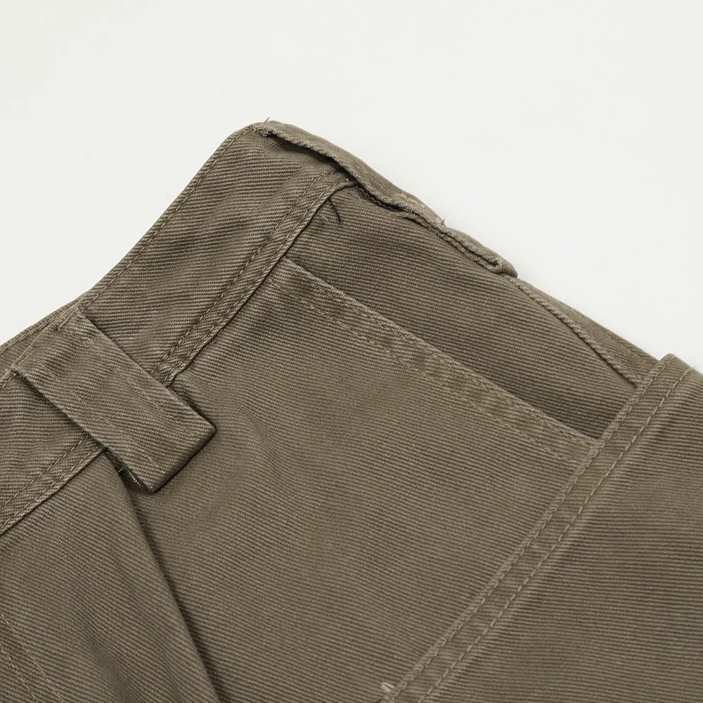 Men's cotton denim trousers mid waist black brown coffee sizes XS to XXL