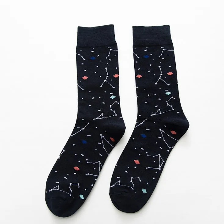 Funny chicken geometry pattern cotton socks for men and women, short novelty casual socks in multiple colours.