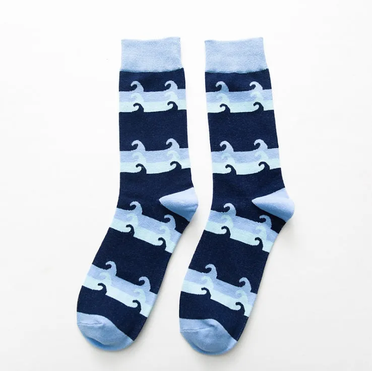 Funny chicken geometry pattern cotton socks for men and women, short novelty casual socks in multiple colours.
