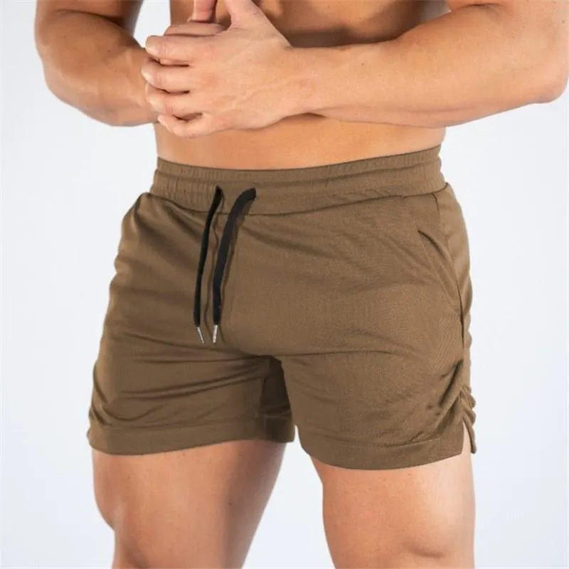 Men's stretch polyester swimsuit in slim fit, available in multiple colours for sports and leisure