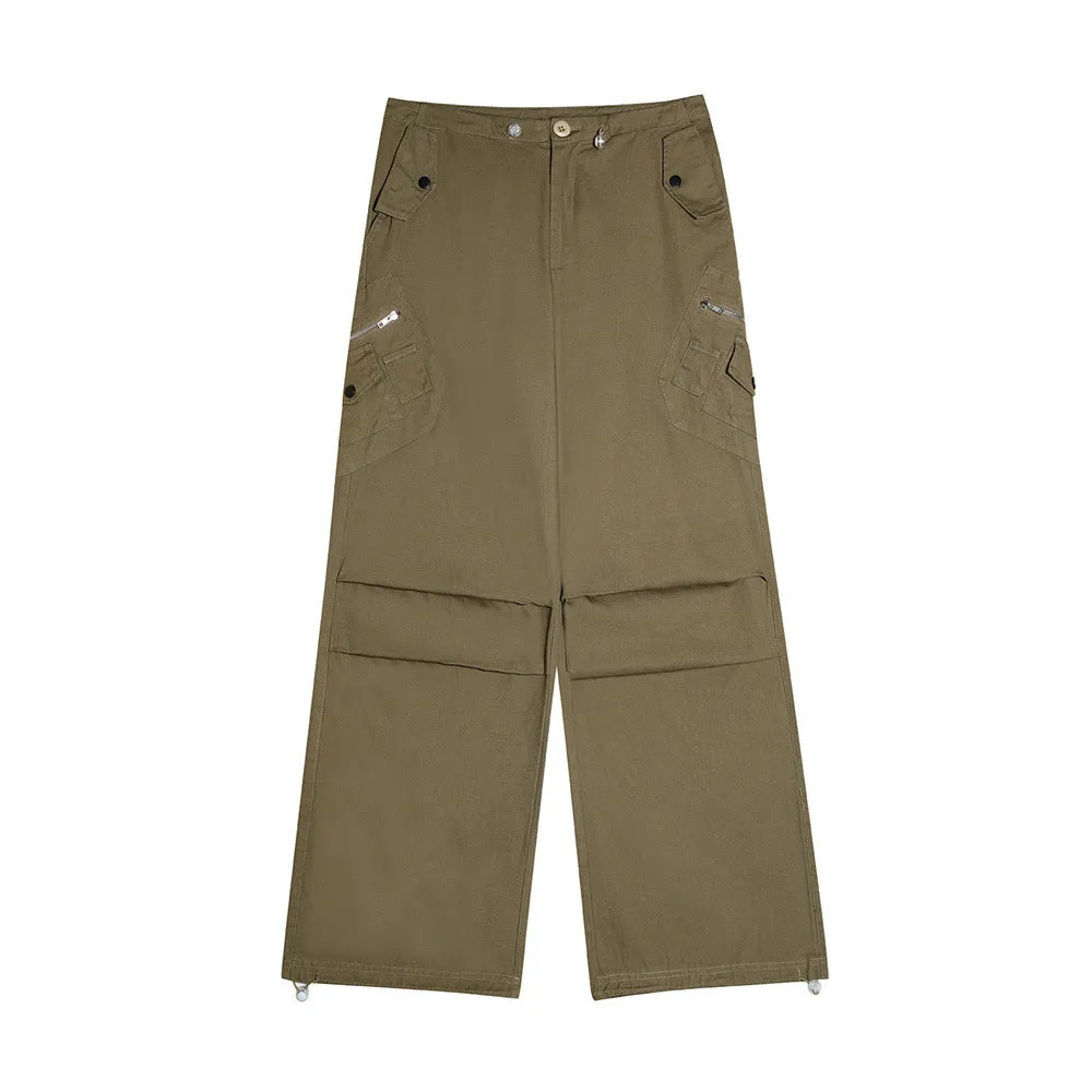 Men's casual cotton trousers in solid black colour, leisurewear for youth, front view