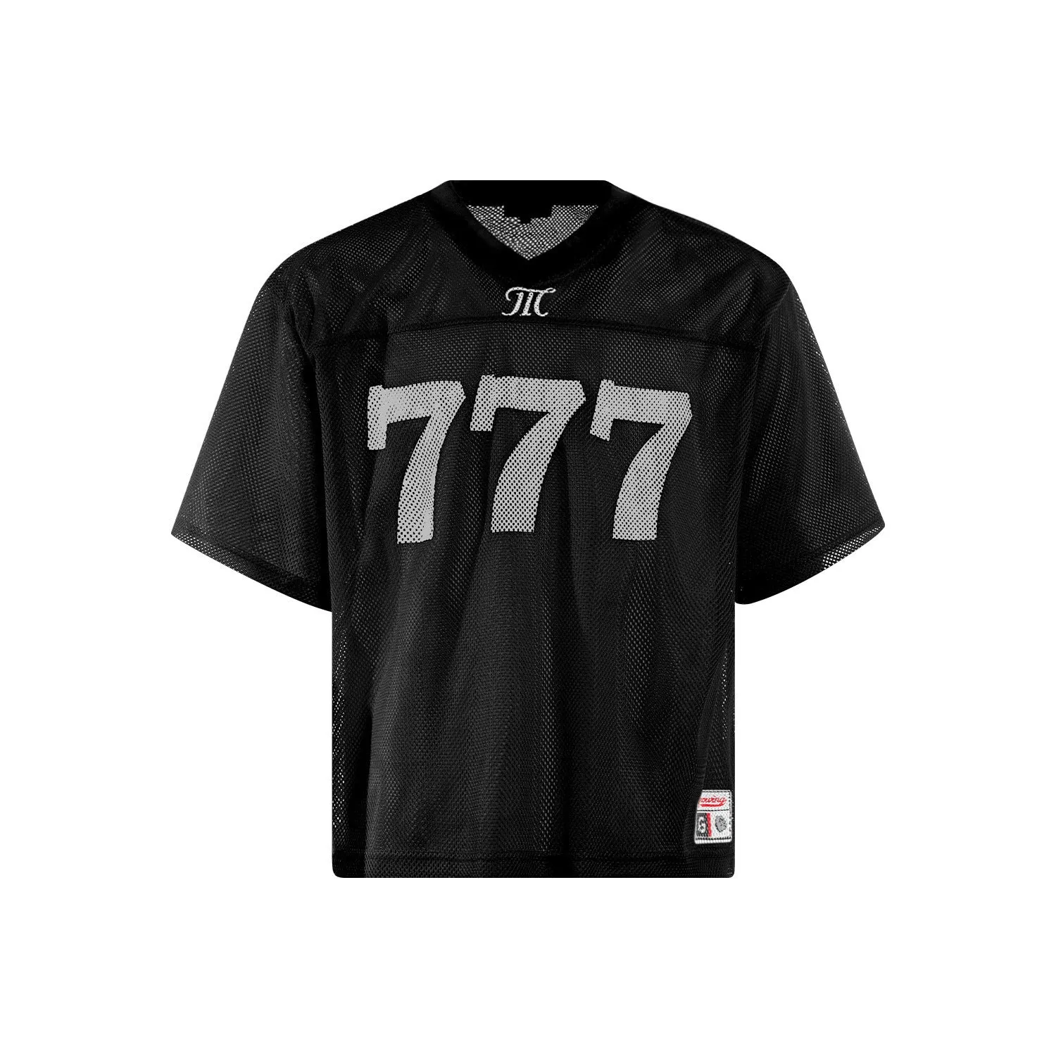 Loose fit retro style summer T-shirt in black, white, purple, or orange.