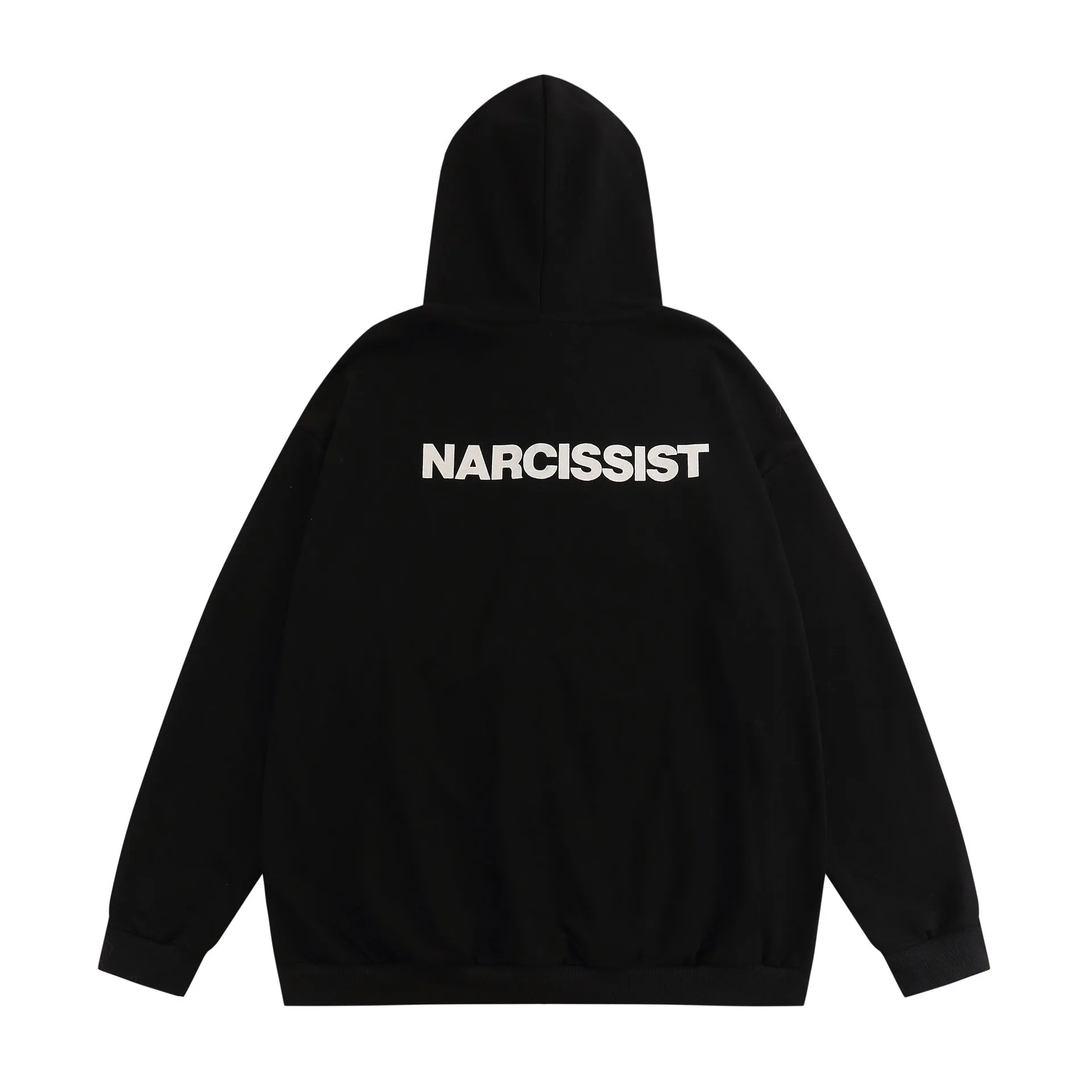 Hip Hop XINGX printed cotton hoodie for men, letters pattern, long sleeve, non-iron, in black colour