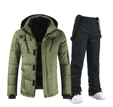 Men's down jacket with polyester fibre shell in Black, Blue, Green, Grey, or Orange Red, sizes L to 4XL