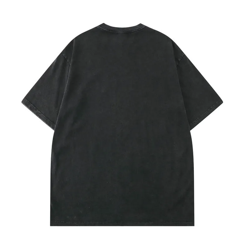 Men's direct injection graphic craft cotton t-shirt in colour XT22, front view, simple style