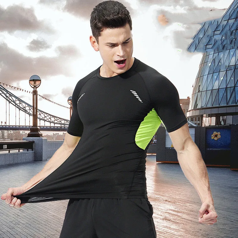Training fat man sportswear top in 5XL 6XL polyester blend fabric black colour