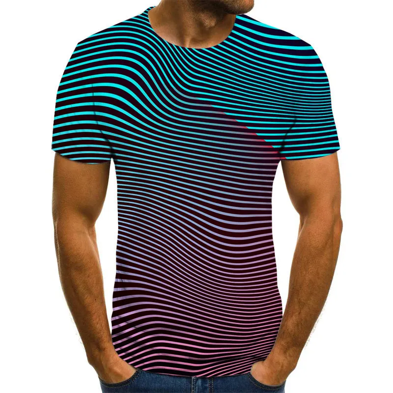 Light purple casual men's t-shirt short sleeve cloth fabric front view