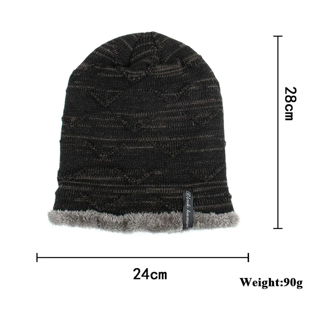 Diagonal hook knitted acrylic hat with adjustable circumference 44 to 60 cm in multiple colour options