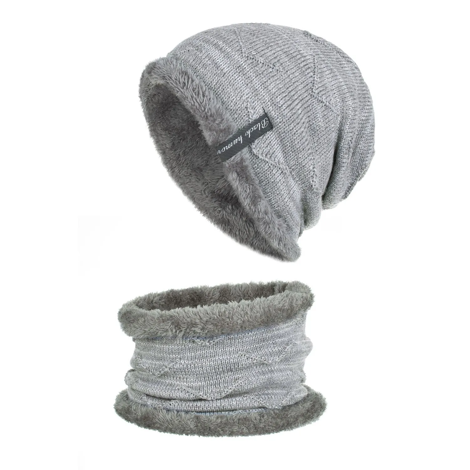 Diagonal hook knitted acrylic hat with adjustable circumference 44 to 60 cm in multiple colour options