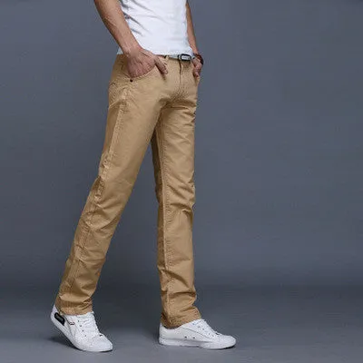 Men's cotton multi-pocket overalls in army green, straight-leg casual trousers for outdoor sports