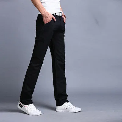 Men's cotton multi-pocket overalls in army green, straight-leg casual trousers for outdoor sports