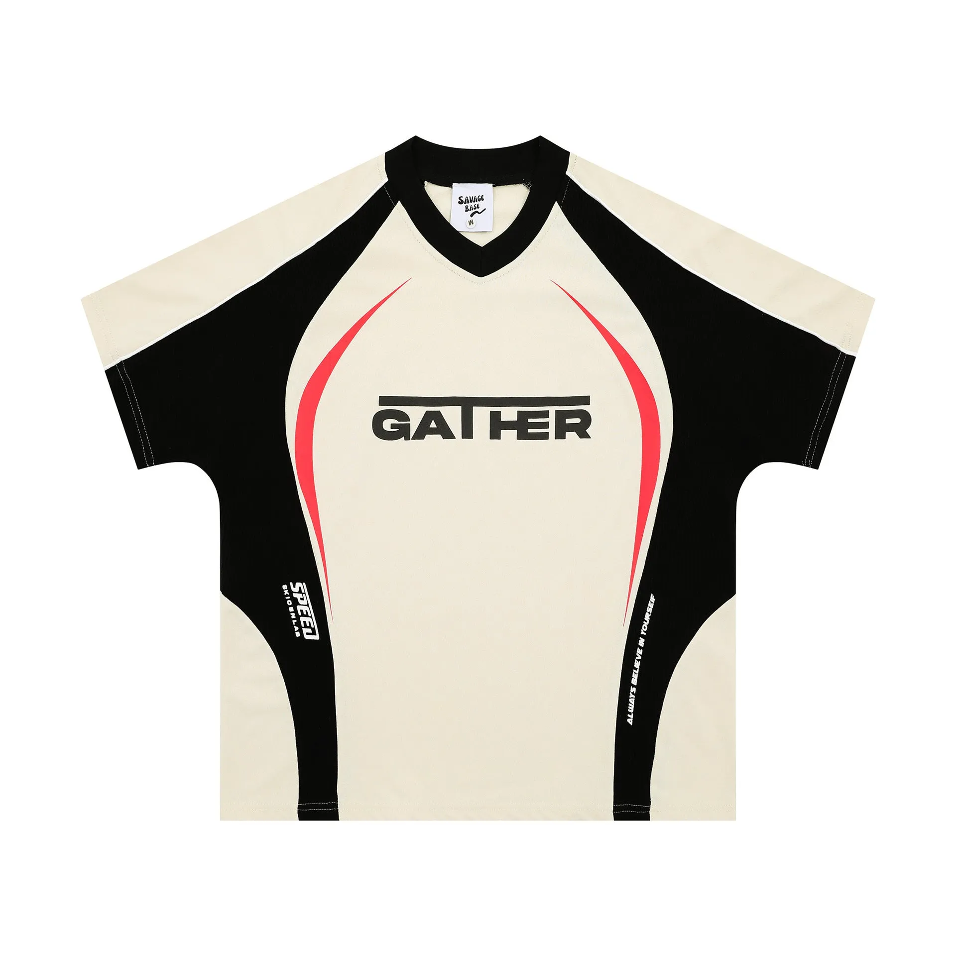 Men's loose fit polyester t-shirt with colour matching letter print in black YR9116 and apricot YR9116 options