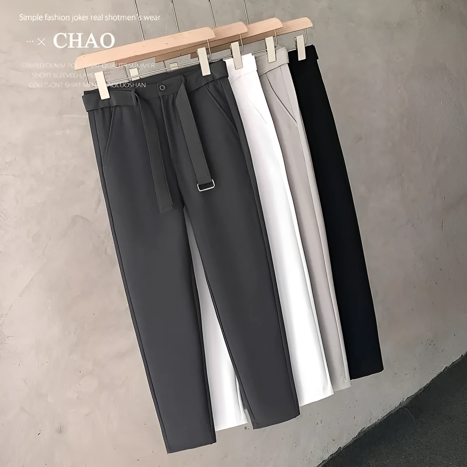 Boys slim straight tapered trousers in wool fabric available in multiple colours and sizes
