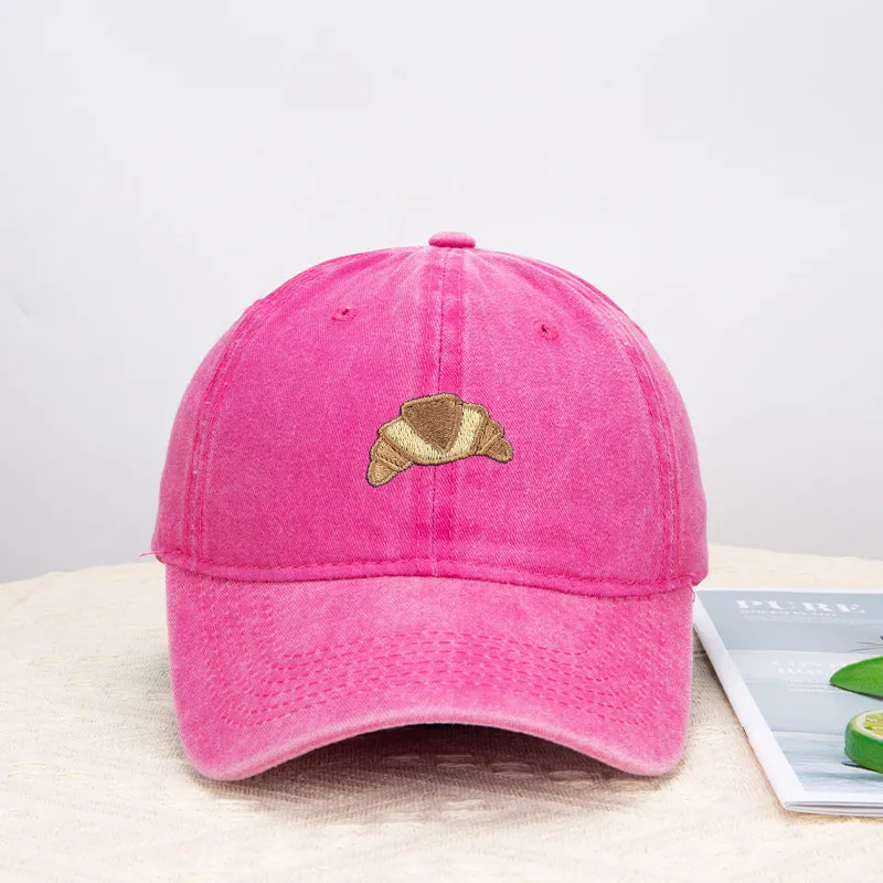 Washed cotton adjustable baseball cap in dome crown style for men and women outdoor leisure