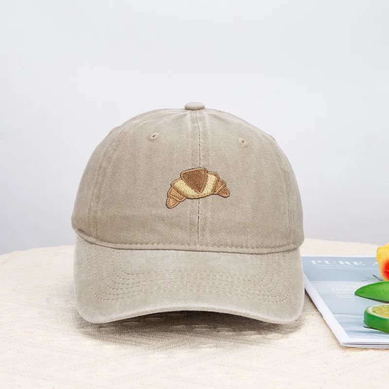 Washed cotton adjustable baseball cap in dome crown style for men and women outdoor leisure