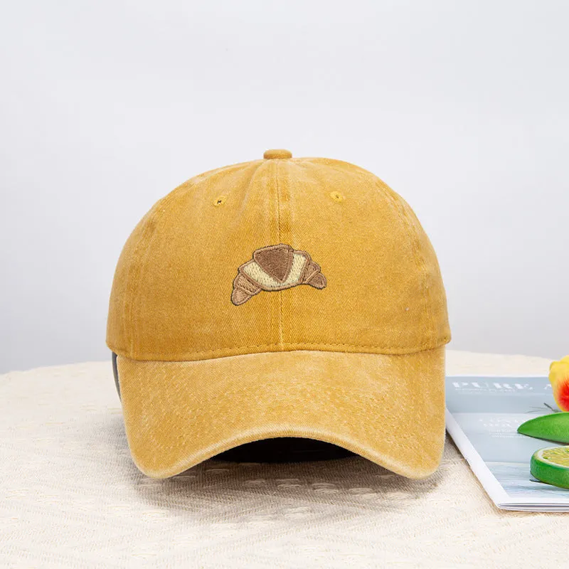 Washed cotton adjustable baseball cap in dome crown style for men and women outdoor leisure