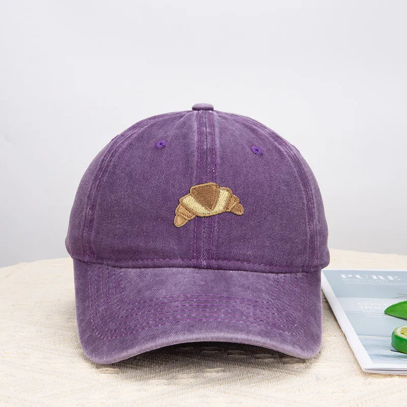 Washed cotton adjustable baseball cap in dome crown style for men and women outdoor leisure