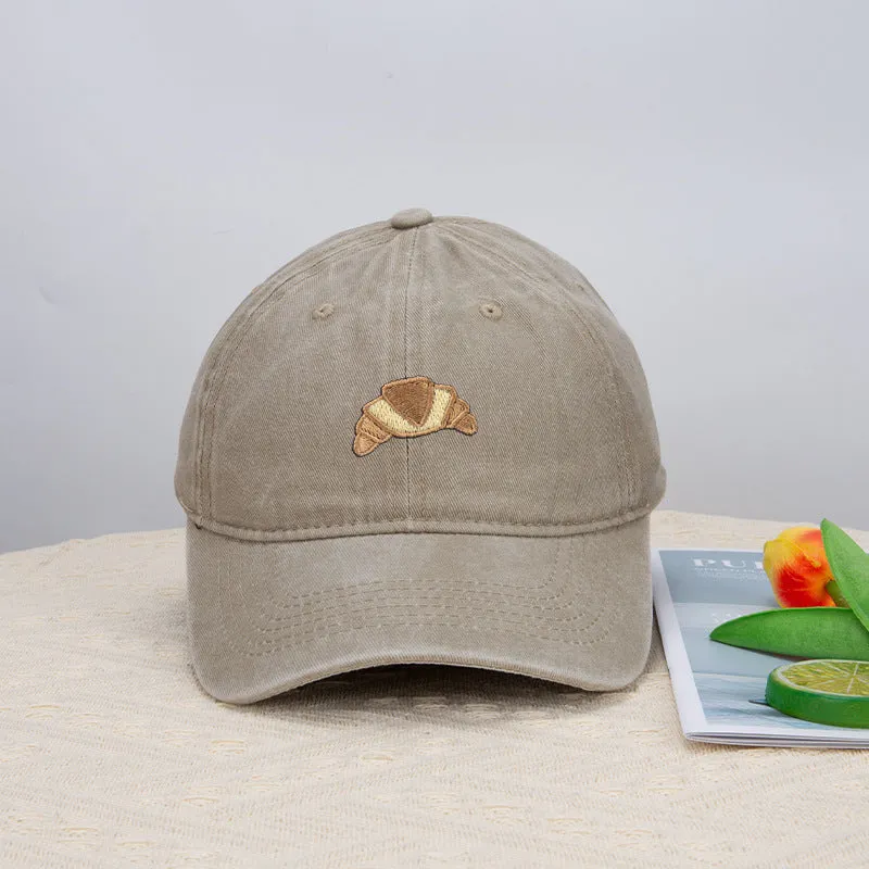 Washed cotton adjustable baseball cap in dome crown style for men and women outdoor leisure