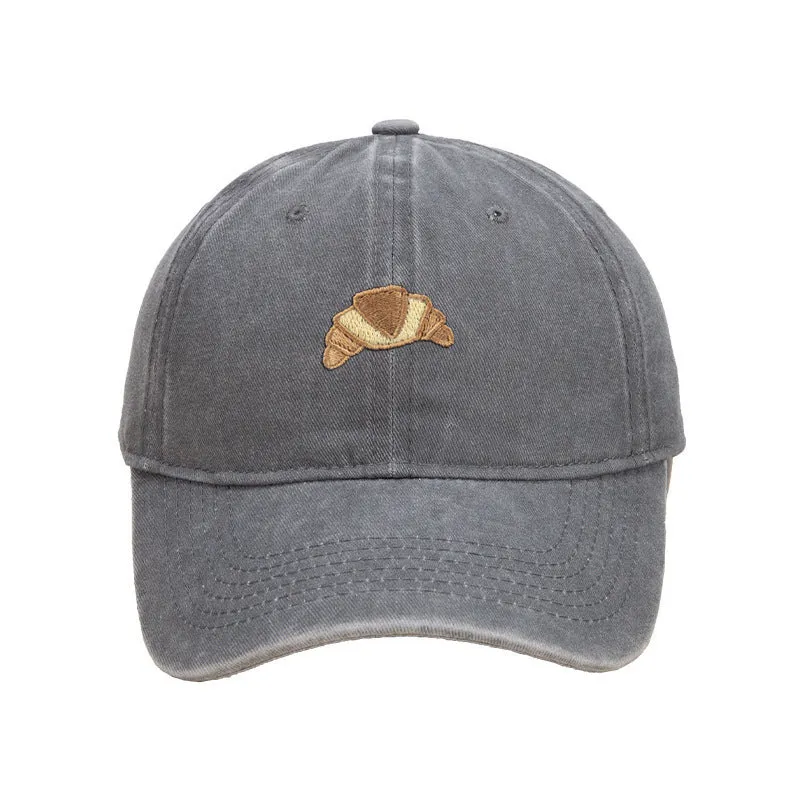 Washed cotton adjustable baseball cap in dome crown style for men and women outdoor leisure