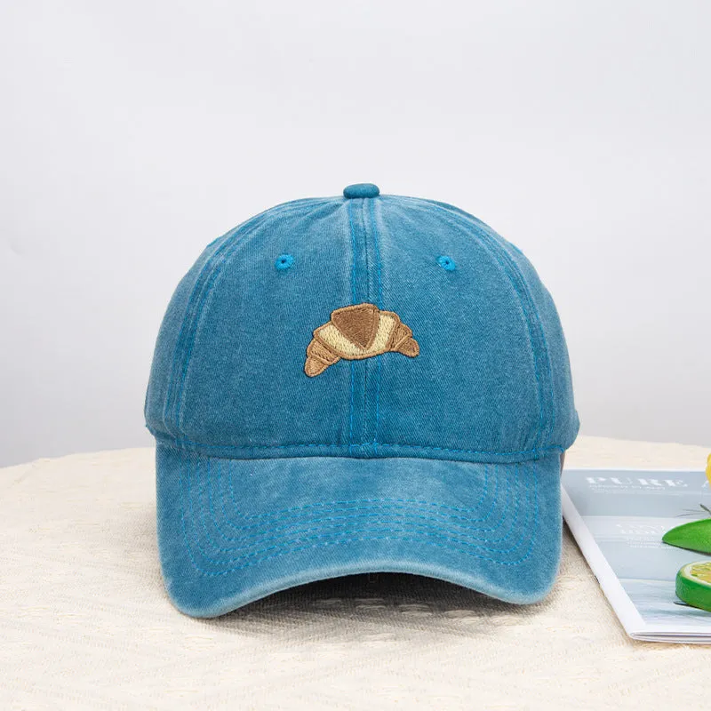 Washed cotton adjustable baseball cap in dome crown style for men and women outdoor leisure