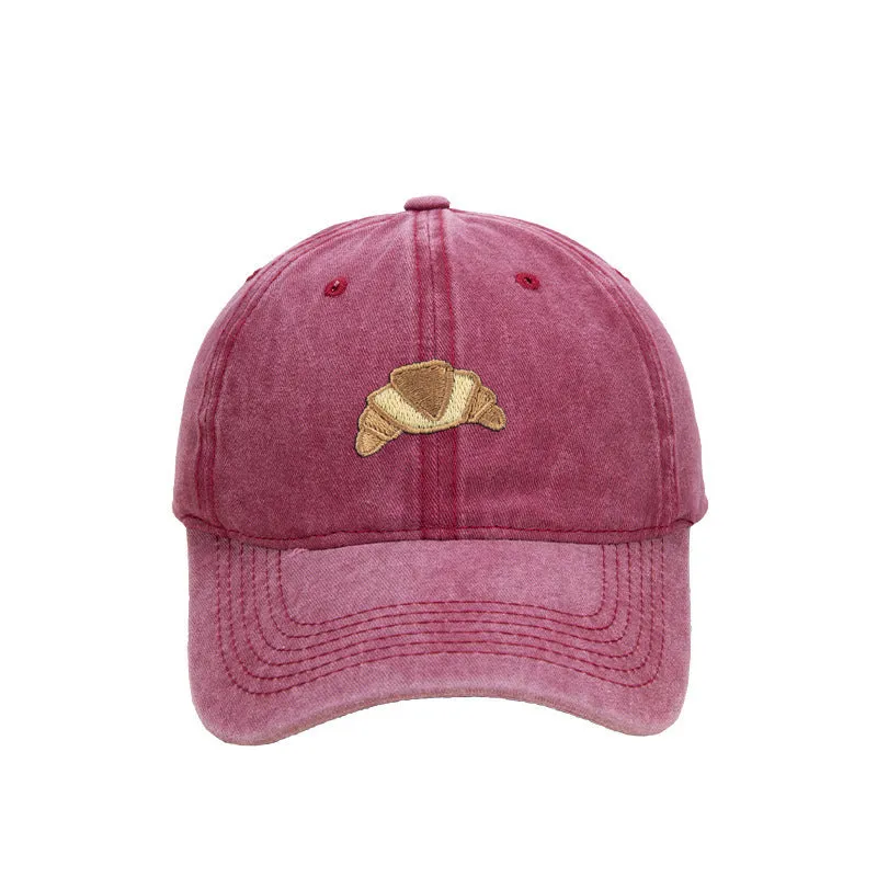 Washed cotton adjustable baseball cap in dome crown style for men and women outdoor leisure