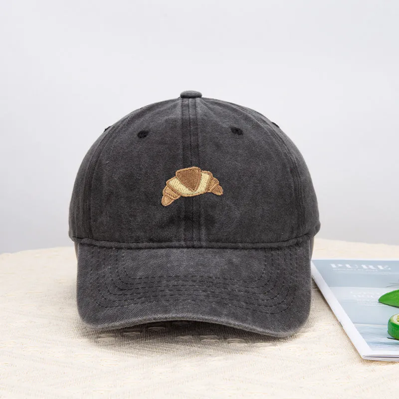 Washed cotton adjustable baseball cap in dome crown style for men and women outdoor leisure