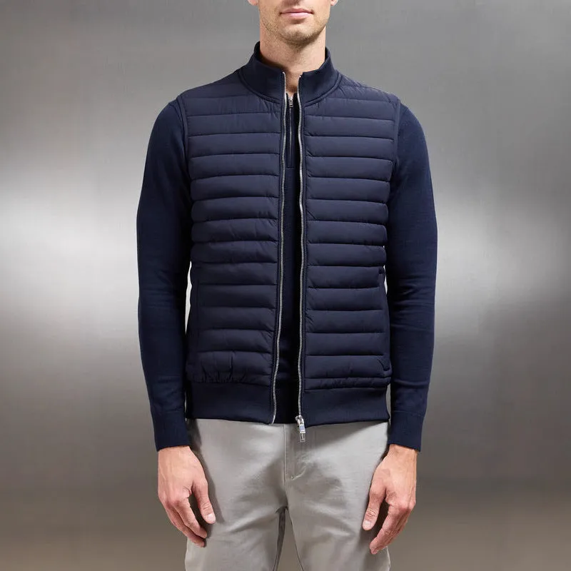 European and American down jacket vest in light stand collar style, corduroy fabric, available in black, light gray, navy blue, sizes M to XXXL