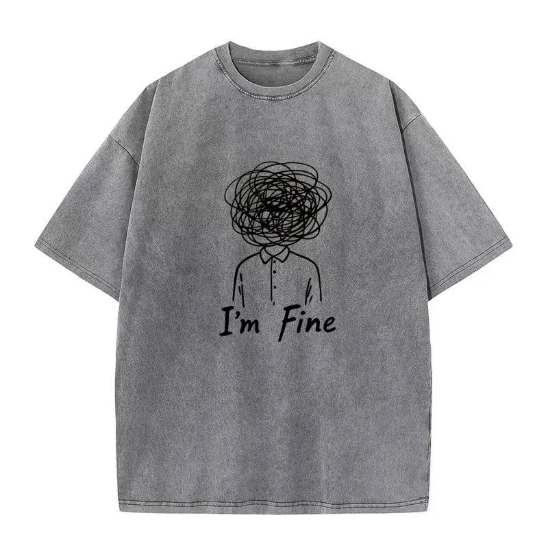 Pure cotton retro washed short sleeve pullover t-shirt for men, solid colour, available in multiple colours and sizes S to 5XL.