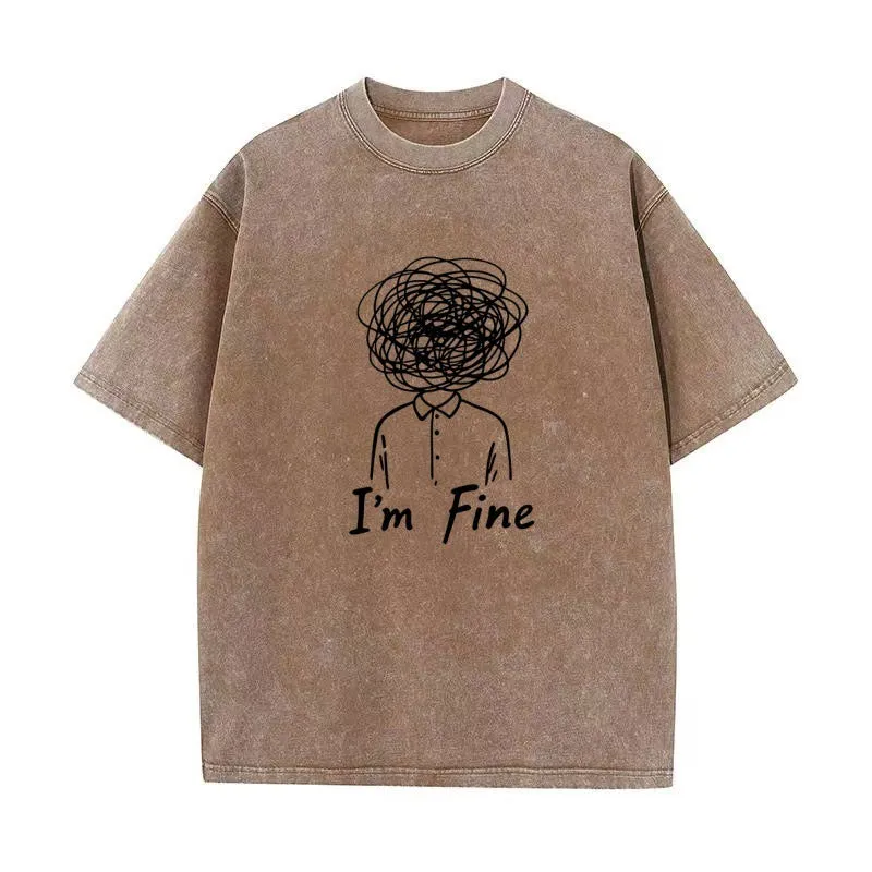 Pure cotton retro washed short sleeve pullover t-shirt for men, solid colour, available in multiple colours and sizes S to 5XL.