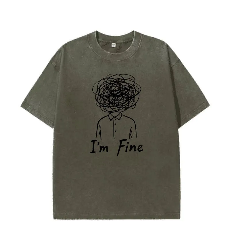Pure cotton retro washed short sleeve pullover t-shirt for men, solid colour, available in multiple colours and sizes S to 5XL.