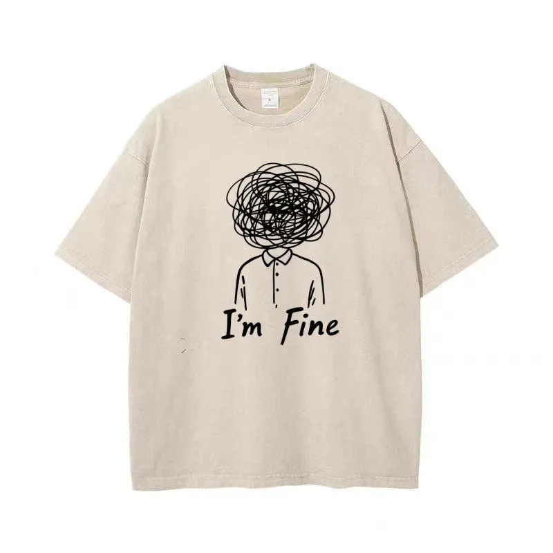 Pure cotton retro washed short sleeve pullover t-shirt for men, solid colour, available in multiple colours and sizes S to 5XL.