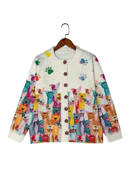 Men's loose-fit short sleeve cardigan in solid colour with printing finish, polyester fibre, front view