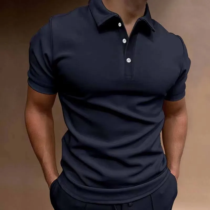 Men's loose fit cotton blend T-shirt in multiple colours with short sleeve design