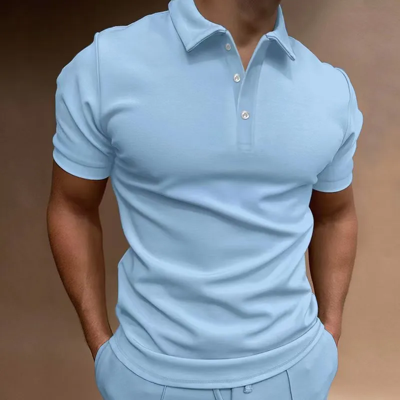 Men's loose fit cotton blend T-shirt in multiple colours with short sleeve design