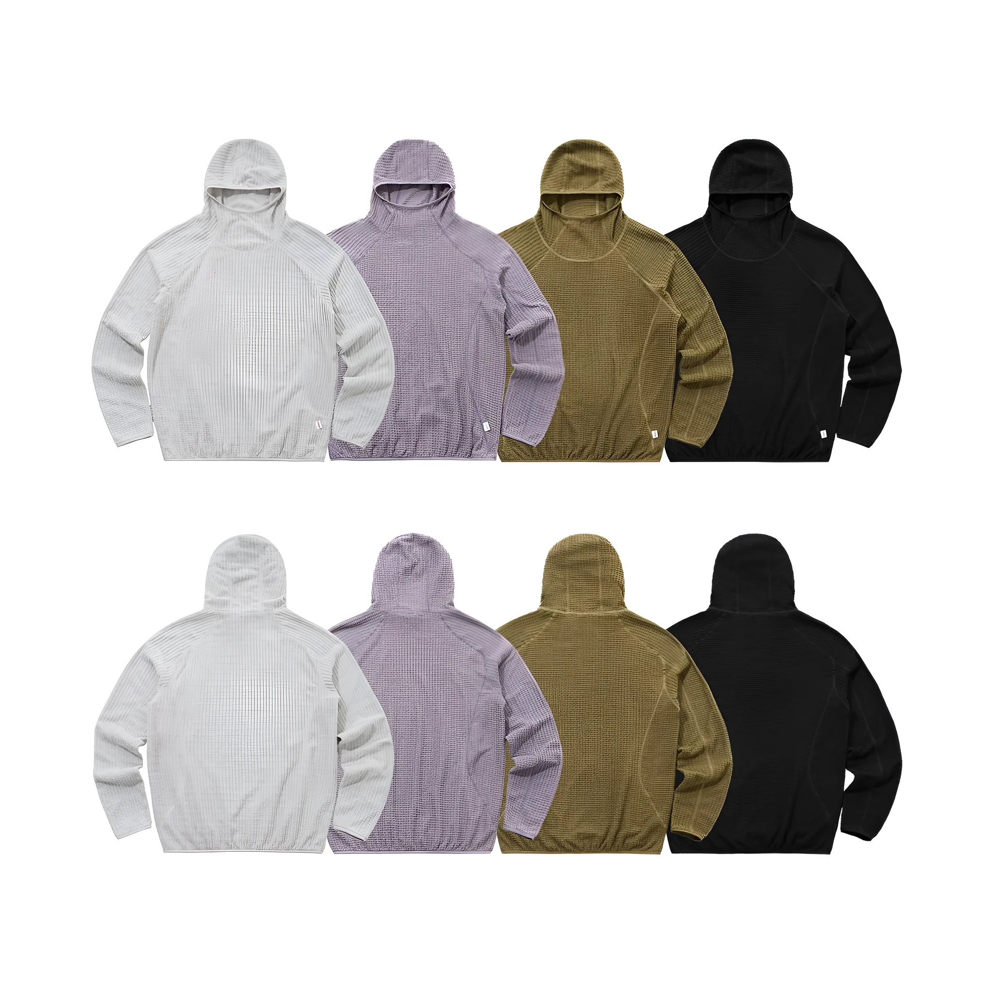 Men's loose fit polyester fibre hoodie in ink black with raglan sleeves and patch pocket
