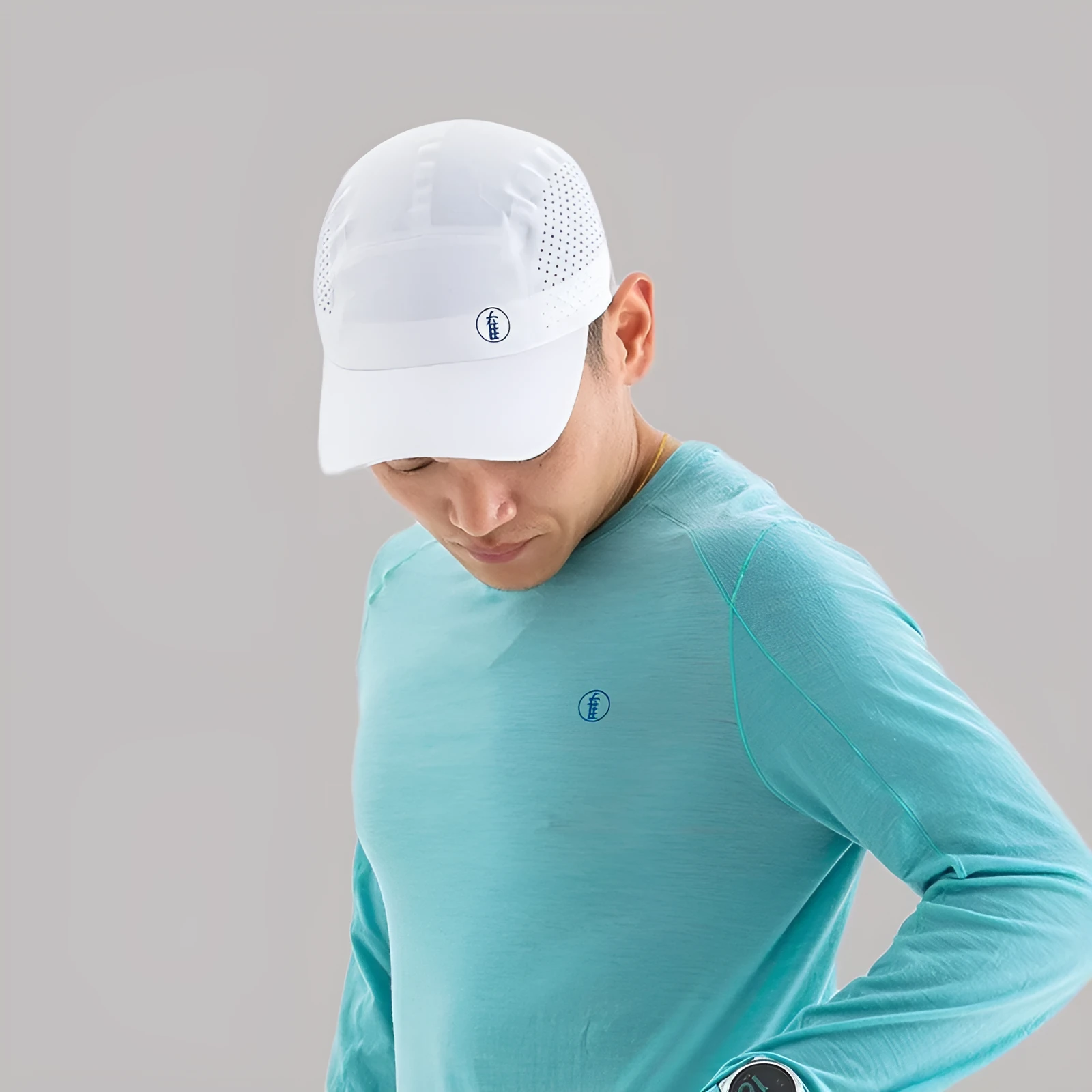 Mesh quick-dry lightweight sports cap with laser-cut ventilation in multiple colours