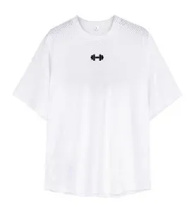 Men's new printed all-matching loose T-shirt in polyester, available in colours CT6377 to CT6380, sizes XXS to 6XL