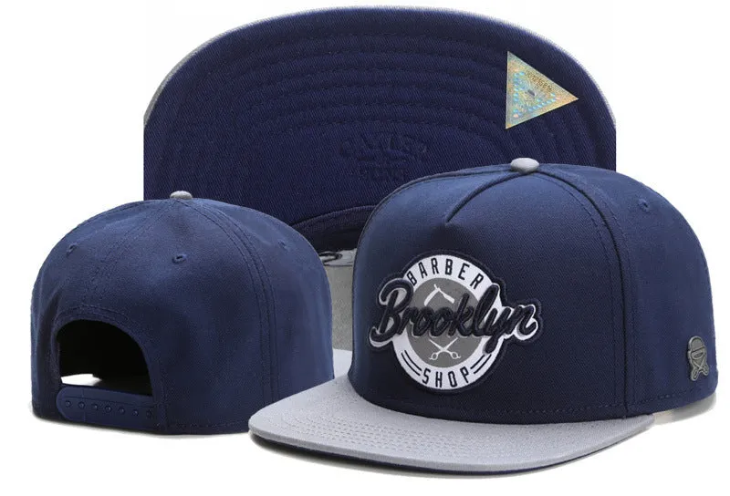 Cotton snapback baseball cap with adjustable back, black colour, side view