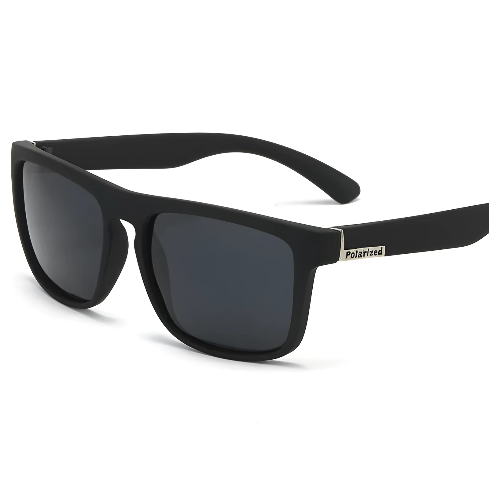 Elastic paint fashion sunglasses square frame UV400 polarised lens sporty style for men and women